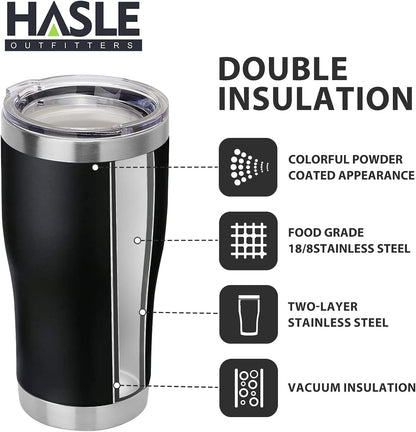 20 oz Tumbler Bulk, Stainless Steel Tumblers with Lid, Vacuum Insulated Tumbler, Double Wall Powder Coated Cup, coffee mugs, Navy Blue, 6 Pack