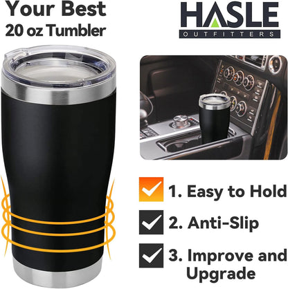 20 oz Tumbler Bulk, Stainless Steel Tumblers with Lid, Vacuum Insulated Tumbler, Double Wall Powder Coated Cup, coffee mugs, Navy Blue, 6 Pack