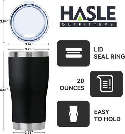 20 oz Tumbler Bulk, Stainless Steel Tumblers with Lid, Vacuum Insulated Tumbler, Double Wall Powder Coated Cup, coffee mugs, Navy Blue, 6 Pack
