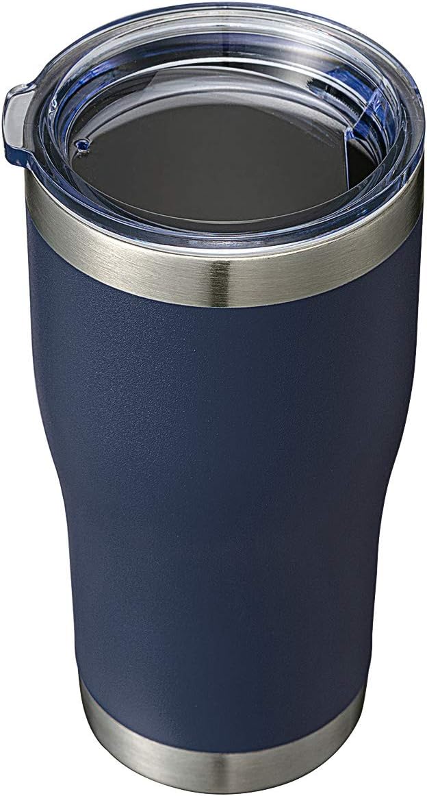 20 oz Tumbler Bulk, Stainless Steel Tumblers with Lid, Vacuum Insulated Tumbler, Double Wall Powder Coated Cup, coffee mugs, Navy Blue, 6 Pack