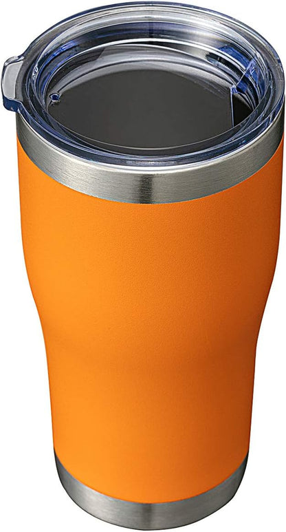 20 oz Tumbler Bulk, Stainless Steel Tumblers with Lid, Vacuum Insulated Tumbler, Double Wall Powder Coated Cup, coffee mugs, Navy Blue, 6 Pack