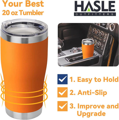 20 oz Tumbler Bulk, Stainless Steel Tumblers with Lid, Vacuum Insulated Tumbler, Double Wall Powder Coated Cup, coffee mugs, Navy Blue, 6 Pack