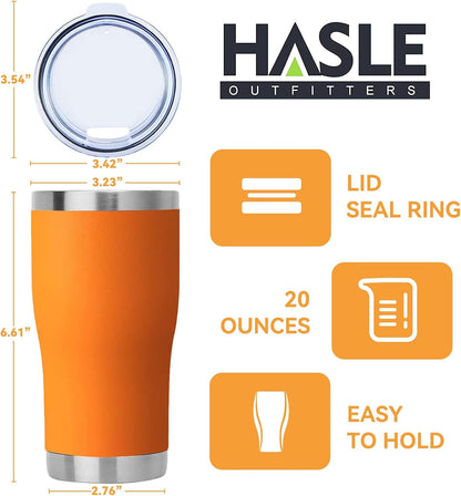 20 oz Tumbler Bulk, Stainless Steel Tumblers with Lid, Vacuum Insulated Tumbler, Double Wall Powder Coated Cup, coffee mugs, Navy Blue, 6 Pack
