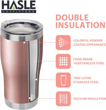 20 oz Tumbler Bulk, Stainless Steel Tumblers with Lid, Vacuum Insulated Tumbler, Double Wall Powder Coated Cup, coffee mugs, Navy Blue, 6 Pack