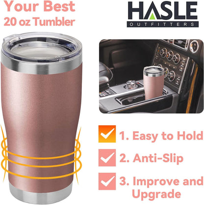 20 oz Tumbler Bulk, Stainless Steel Tumblers with Lid, Vacuum Insulated Tumbler, Double Wall Powder Coated Cup, coffee mugs, Navy Blue, 6 Pack