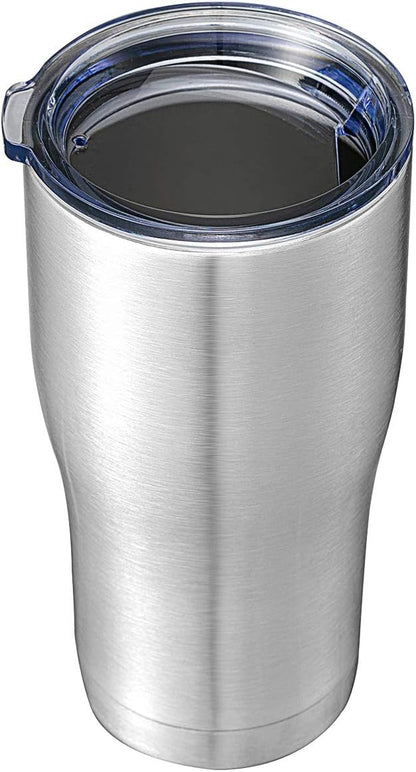20 oz Tumbler Bulk, Stainless Steel Tumblers with Lid, Vacuum Insulated Tumbler, Double Wall Powder Coated Cup, coffee mugs, Navy Blue, 6 Pack