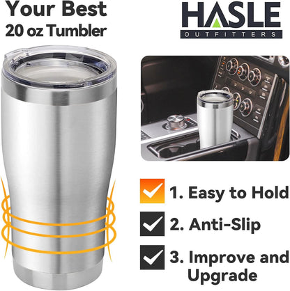 20 oz Tumbler Bulk, Stainless Steel Tumblers with Lid, Vacuum Insulated Tumbler, Double Wall Powder Coated Cup, coffee mugs, Navy Blue, 6 Pack