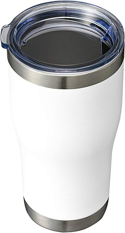 20 oz Tumbler Bulk, Stainless Steel Tumblers with Lid, Vacuum Insulated Tumbler, Double Wall Powder Coated Cup, coffee mugs, Navy Blue, 6 Pack