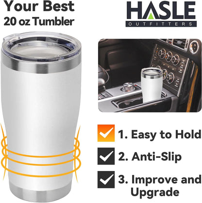 20 oz Tumbler Bulk, Stainless Steel Tumblers with Lid, Vacuum Insulated Tumbler, Double Wall Powder Coated Cup, coffee mugs, Navy Blue, 6 Pack