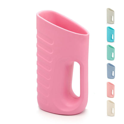 Baby Bath Rinse Cup & Rinser – 1000ml Soft EVA, 0.3lb Lightweight, BPA-Free Bath Water Pourer, Baby Bath Pitcher, Shower Cup for Kids (Pink)