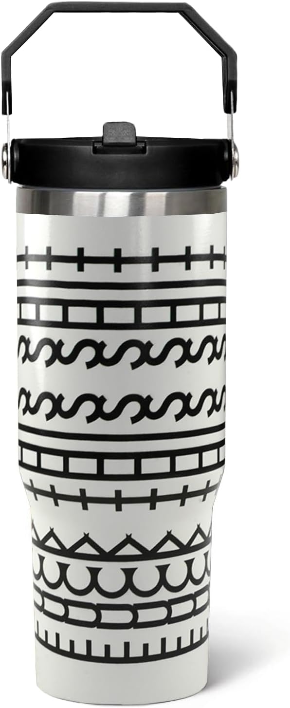 30oz Hidden Message Flip Tumbler With Lid and Straw,Checkered CoffeeTravel Mug Cup Water Botter,White Elephant Gifts,Office Humor Funny Gifts