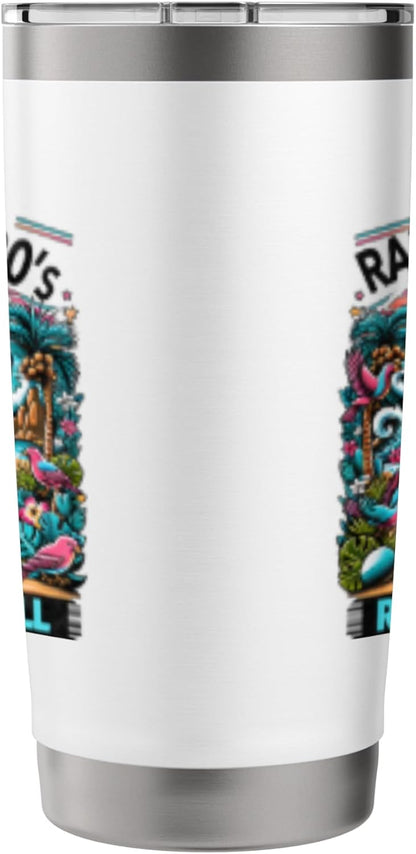 Raised On 80's Rock N Roll - Rock Band - Hair Band Stainless Steel Insulated Tumbler