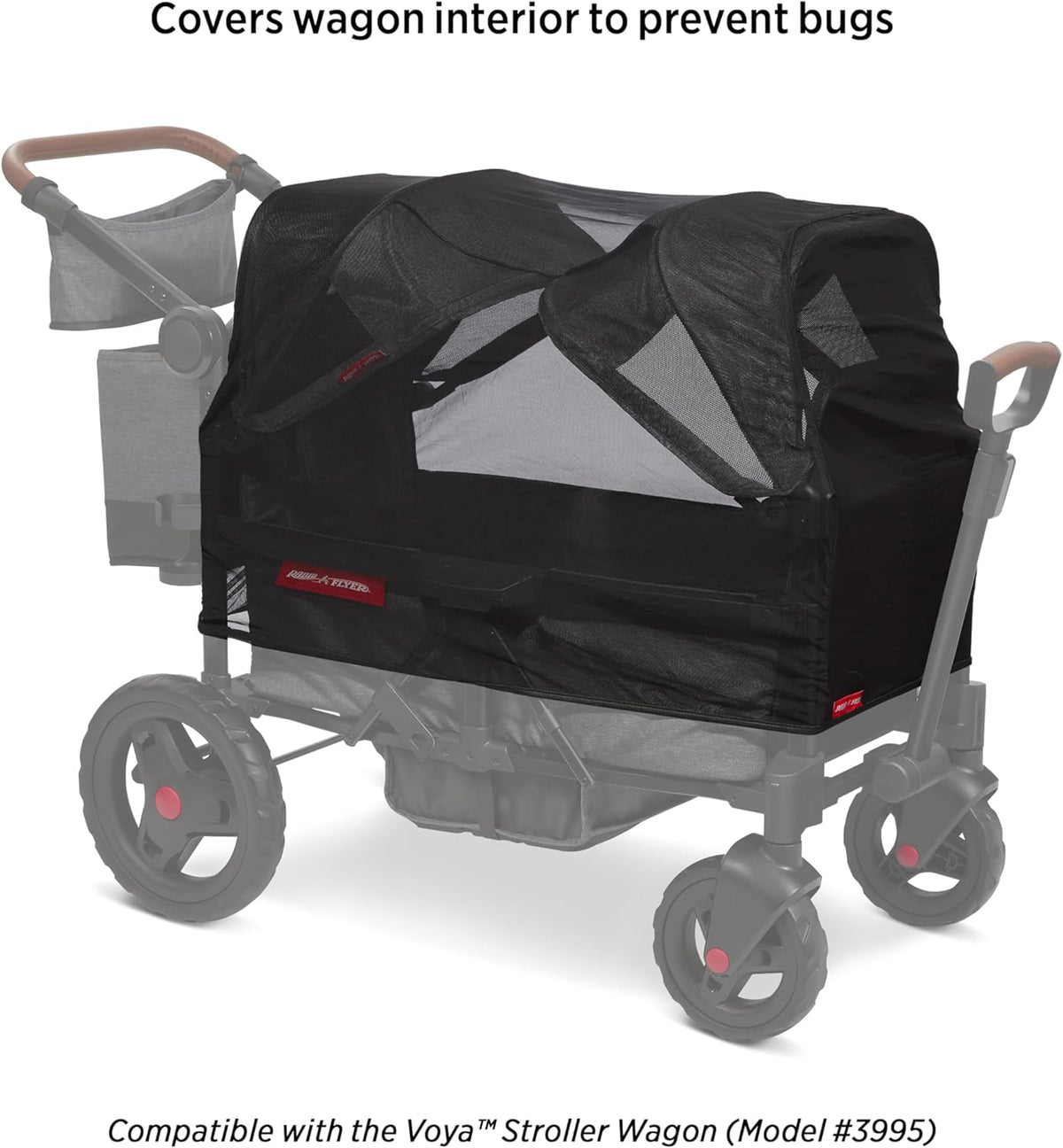 Voya Mosquito Net, Compatible with 2-Seat Wagon with High Sides