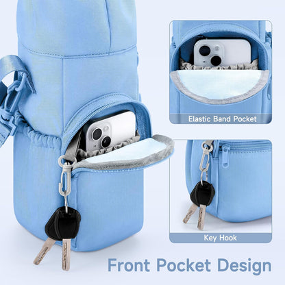 Portable Travel Bag for Breast Milk Cooler, Fits Milk Cooler & Portable BreastMilk Chiller, Leakproof,Insulated & Scratch-Resistant Bottle Carrier with Shoulder Strap & Extra Storage