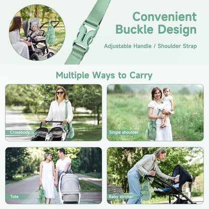 Portable Travel Bag for Breast Milk Cooler, Fits Milk Cooler & Portable BreastMilk Chiller, Leakproof,Insulated & Scratch-Resistant Bottle Carrier with Shoulder Strap & Extra Storage