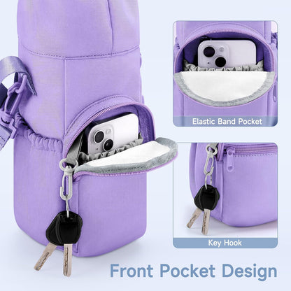 Portable Travel Bag for Breast Milk Cooler, Fits Milk Cooler & Portable BreastMilk Chiller, Leakproof,Insulated & Scratch-Resistant Bottle Carrier with Shoulder Strap & Extra Storage