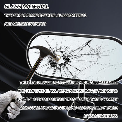 Baby Car Mirror for Rear Facing Infant, 360°Adjustable Wide Angle Convex Rear View Mirror, Car Seat Mirror for Observing Newborn Toddler, Clip-on & Stick-on Automotive Interior Mirror（1PCS)