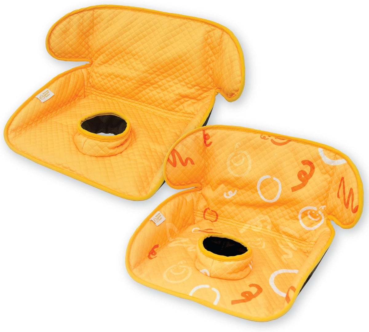 Piddle Pad 2-Pack, Potty Training Car Seat Protector, Toddler Car Seat Cover & Stroller Protector, Machine Washable Waterproof Car Seat, Anti-Slip, Universal Fit (Black)