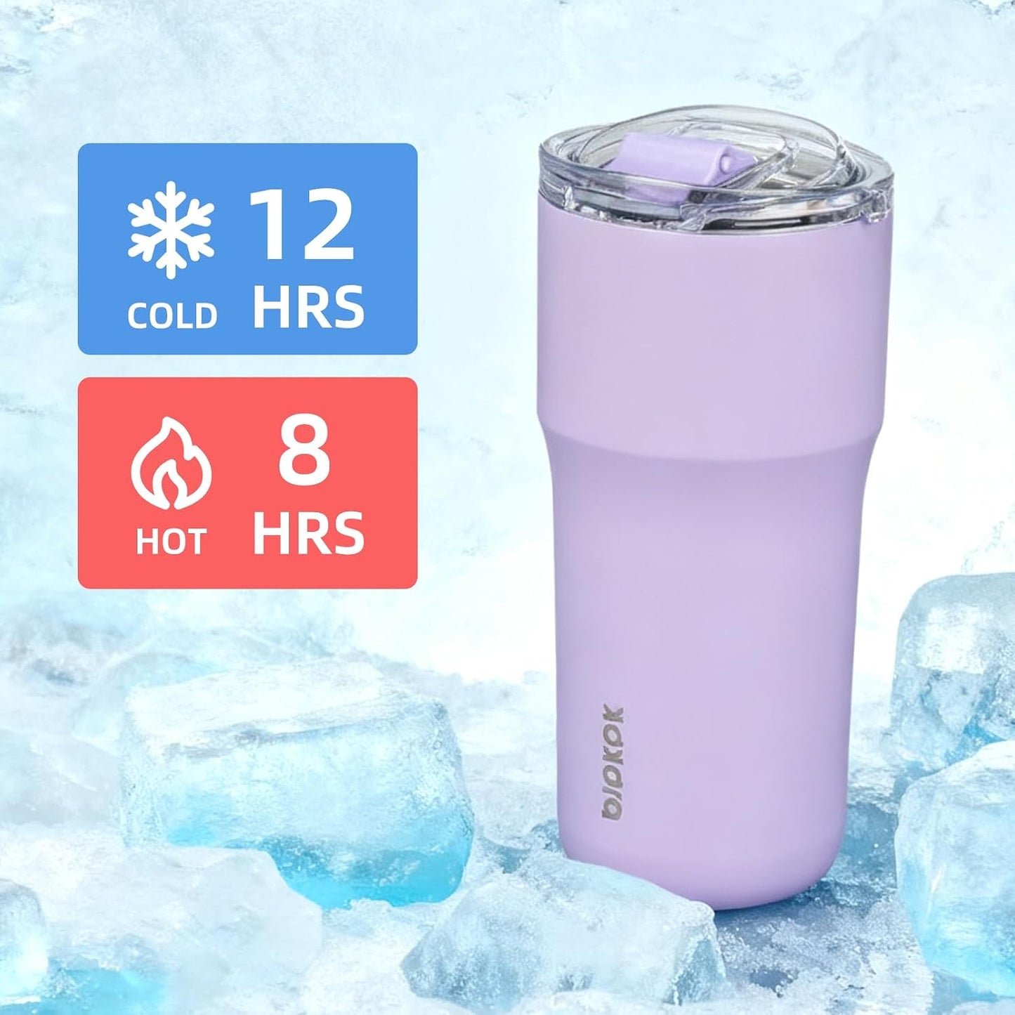 20oz Spill Proof Coffee Tumbler, Insulated Stainless Steel Cup | Double Wall Vacuum, Leakproof Lid, Keeps Hot/Cold/Iced, BPA Free, Dishwasher Safe, Cupholder, Travel, White