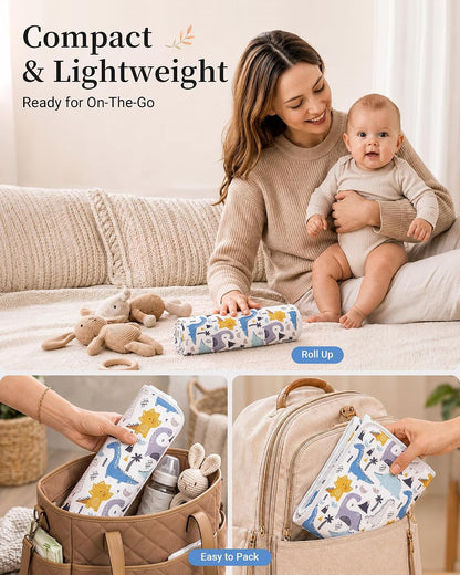 Portable Baby Changing Pad, Waterproof Diaper Changing Mat, 30"x24"