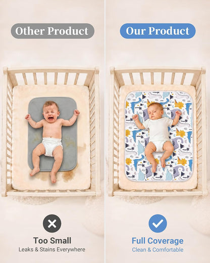 Portable Baby Changing Pad, Waterproof Diaper Changing Mat, 30"x24"