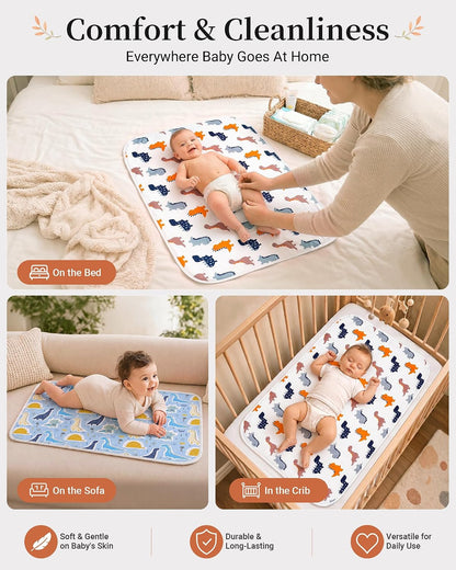 Portable Baby Changing Pad, Waterproof Diaper Changing Mat, 30"x24"