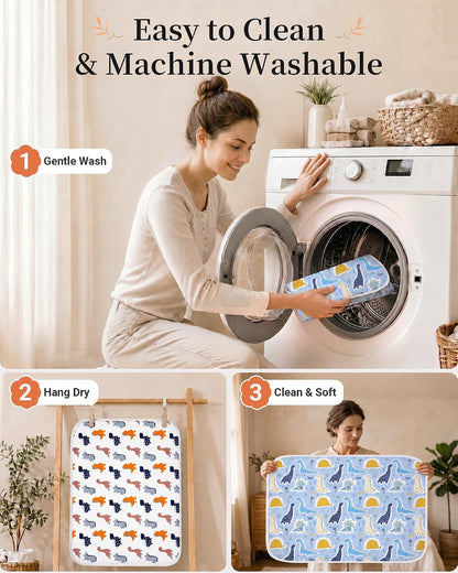 Portable Baby Changing Pad, Waterproof Diaper Changing Mat, 30"x24"