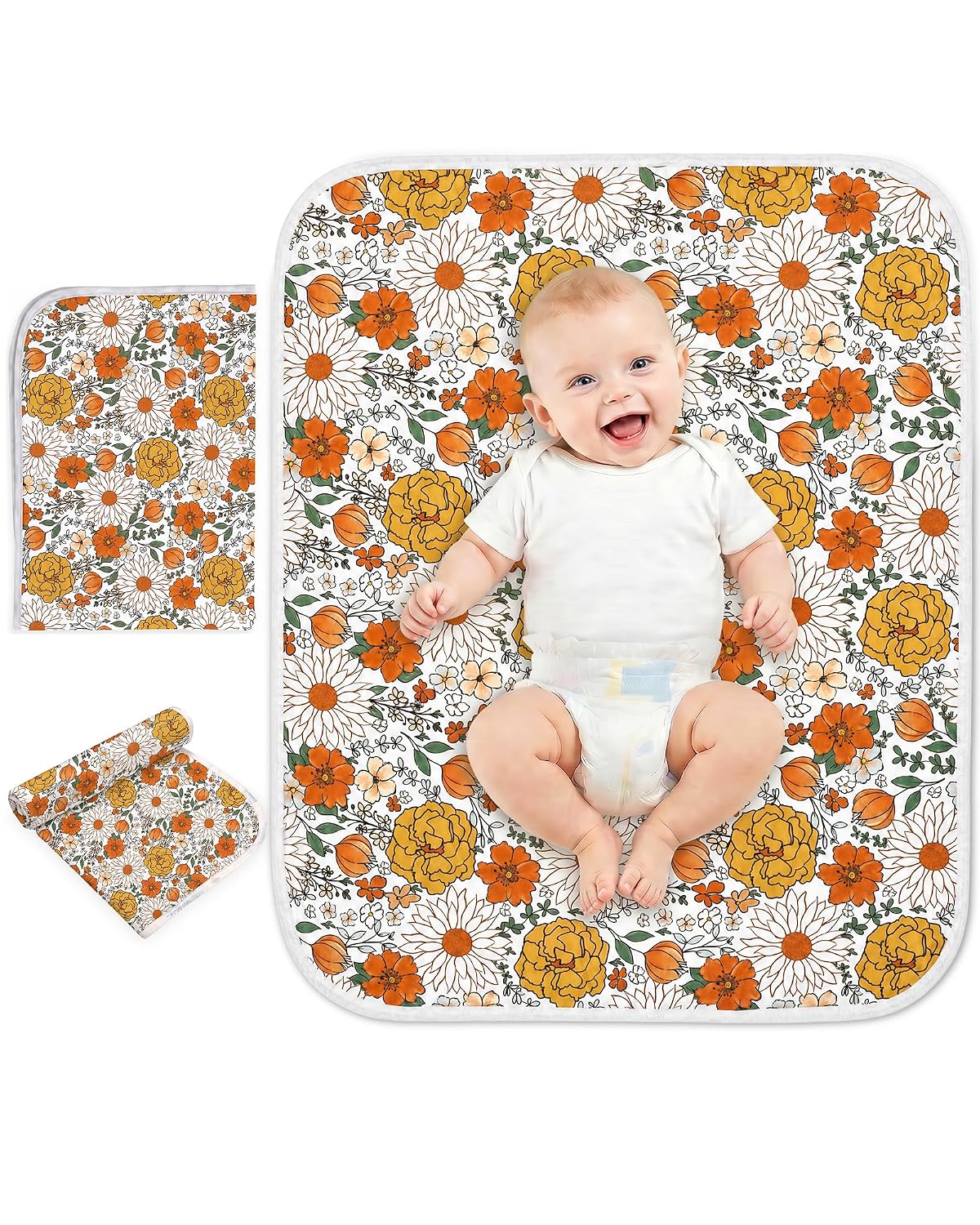 Portable Baby Changing Pad, Waterproof Diaper Changing Mat, 30"x24"