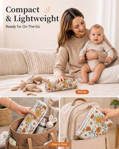 Portable Baby Changing Pad, Waterproof Diaper Changing Mat, 30"x24"