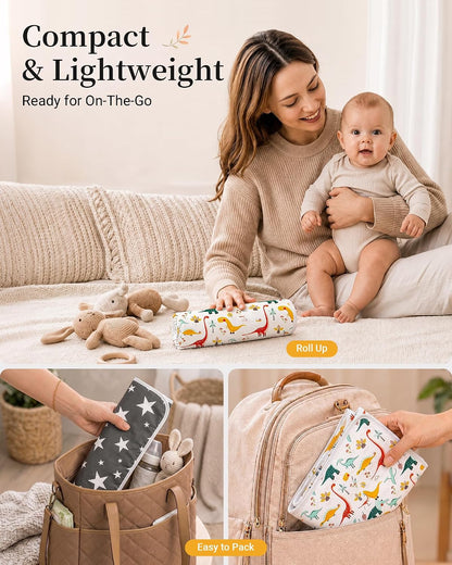 Portable Baby Changing Pad, Waterproof Diaper Changing Mat, 30"x24"