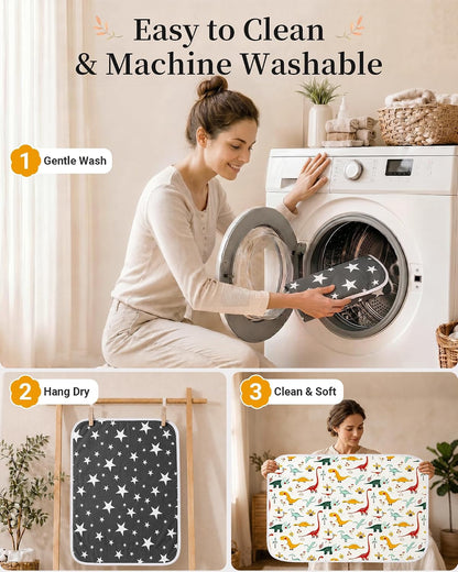 Portable Baby Changing Pad, Waterproof Diaper Changing Mat, 30"x24"
