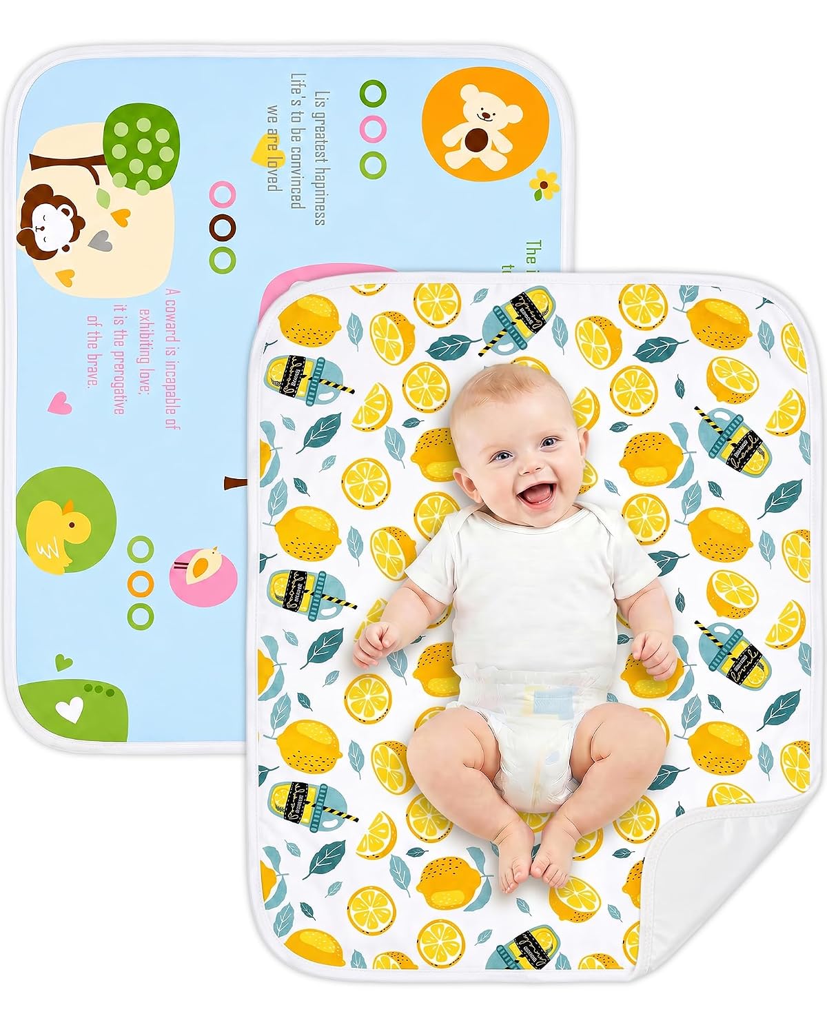 Portable Baby Changing Pad, Waterproof Diaper Changing Mat, 30"x24"