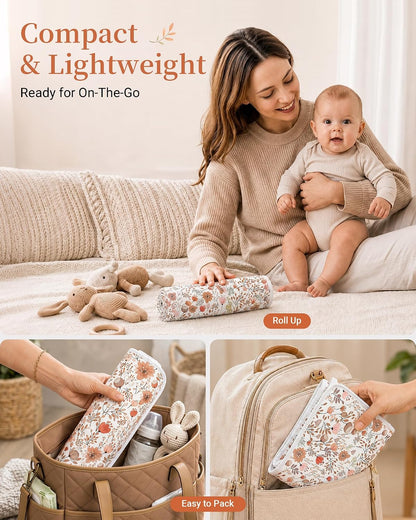 Portable Baby Changing Pad, Waterproof Diaper Changing Mat, 30"x24"