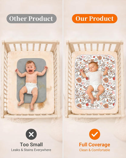 Portable Baby Changing Pad, Waterproof Diaper Changing Mat, 30"x24"