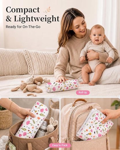 Portable Baby Changing Pad, Waterproof Diaper Changing Mat, 30"x24"
