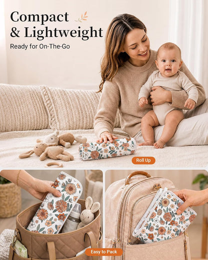 Portable Baby Changing Pad, Waterproof Diaper Changing Mat, 30"x24"