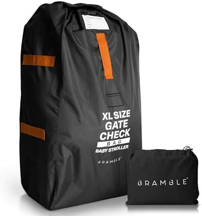 Travel essentials bundle Extra Large Gate Check Stroller Bag for Airplane + Infant Car Seat Travel Bag for Airport