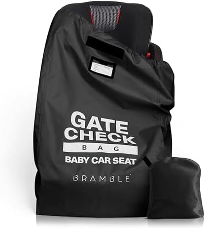Travel essentials bundle Extra Large Gate Check Stroller Bag for Airplane + Infant Car Seat Travel Bag for Airport