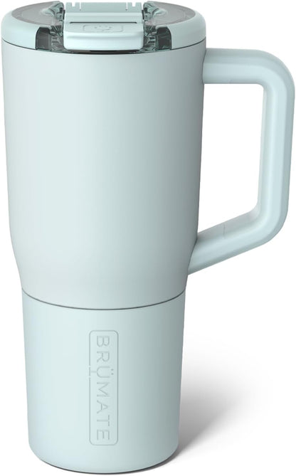 Müv - 25oz 100% Leak Proof Insulated Coffee Mug with Handle & Lid - Stainless Steel Coffee Travel Mug - Double Walled Coffee Cup (Primrose)