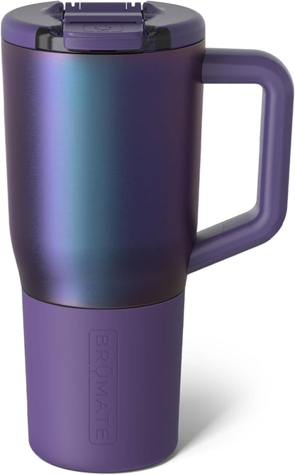 Müv - 25oz 100% Leak Proof Insulated Coffee Mug with Handle & Lid - Stainless Steel Coffee Travel Mug - Double Walled Coffee Cup (Primrose)
