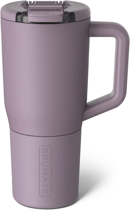 Müv - 25oz 100% Leak Proof Insulated Coffee Mug with Handle & Lid - Stainless Steel Coffee Travel Mug - Double Walled Coffee Cup (Primrose)