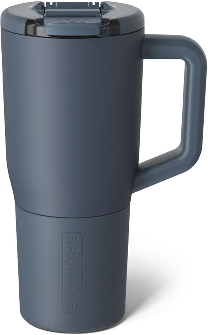 Müv - 25oz 100% Leak Proof Insulated Coffee Mug with Handle & Lid - Stainless Steel Coffee Travel Mug - Double Walled Coffee Cup (Primrose)