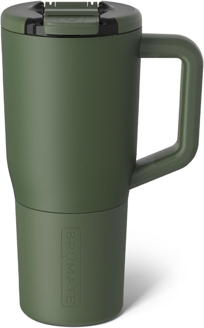 Müv - 25oz 100% Leak Proof Insulated Coffee Mug with Handle & Lid - Stainless Steel Coffee Travel Mug - Double Walled Coffee Cup (Primrose)
