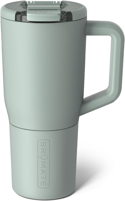 Müv - 25oz 100% Leak Proof Insulated Coffee Mug with Handle & Lid - Stainless Steel Coffee Travel Mug - Double Walled Coffee Cup (Primrose)