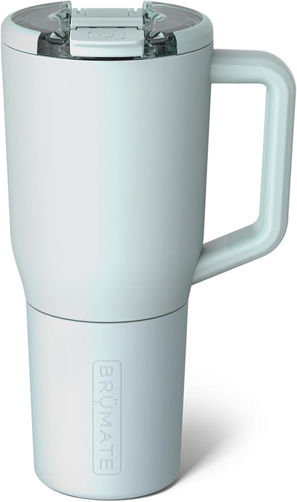 Müv - 25oz 100% Leak Proof Insulated Coffee Mug with Handle & Lid - Stainless Steel Coffee Travel Mug - Double Walled Coffee Cup (Primrose)