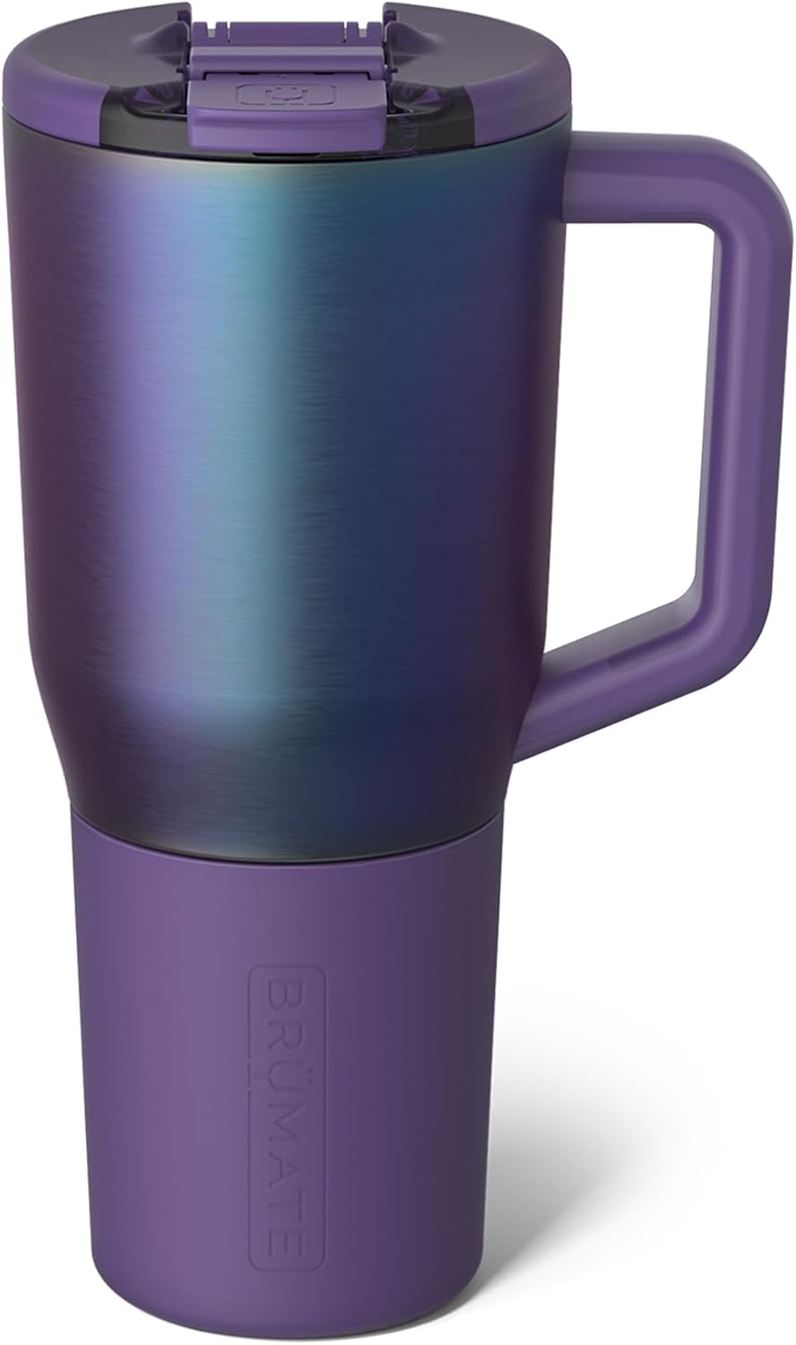 Müv - 25oz 100% Leak Proof Insulated Coffee Mug with Handle & Lid - Stainless Steel Coffee Travel Mug - Double Walled Coffee Cup (Primrose)
