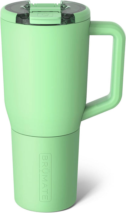 Müv - 25oz 100% Leak Proof Insulated Coffee Mug with Handle & Lid - Stainless Steel Coffee Travel Mug - Double Walled Coffee Cup (Primrose)