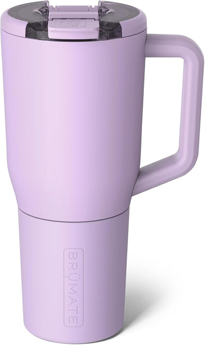 Müv - 25oz 100% Leak Proof Insulated Coffee Mug with Handle & Lid - Stainless Steel Coffee Travel Mug - Double Walled Coffee Cup (Primrose)