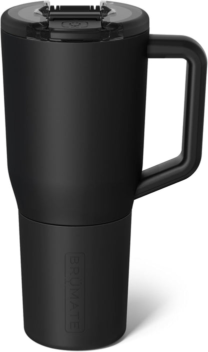 Müv - 25oz 100% Leak Proof Insulated Coffee Mug with Handle & Lid - Stainless Steel Coffee Travel Mug - Double Walled Coffee Cup (Primrose)