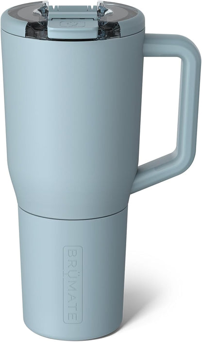Müv - 25oz 100% Leak Proof Insulated Coffee Mug with Handle & Lid - Stainless Steel Coffee Travel Mug - Double Walled Coffee Cup (Primrose)